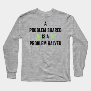 A Problem Shared Ribbon Long Sleeve T-Shirt